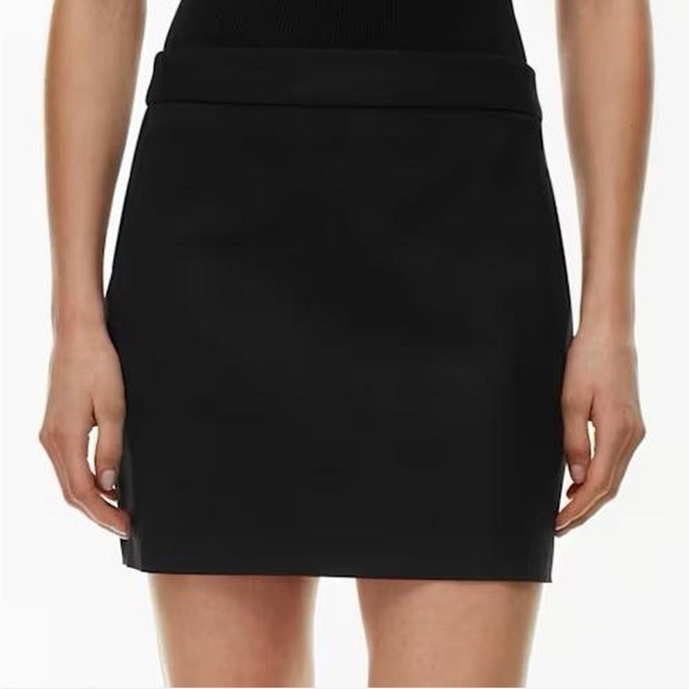 NWT Aritzia Black Prevail Mini Skirt